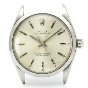 ROLEX Oyster Perpetual 1002 Steel Automatic Mens Watch Head Only Vintage